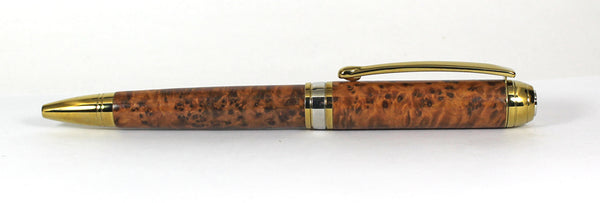 A Queens Ballpoint in Thuya Burl