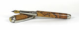 Queens Fountain Pen in Cross Cut Spalted Beech