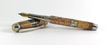 Queens Fountain pen in Full Steampunk with Rolex dial & Watch Parts