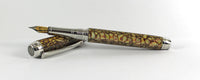 Queens Fountain pen in Conway Stewart Brown Tiffany Casein