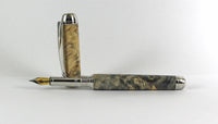 Queens Fountain Pen in Buckeye Burl