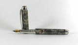 Queens Fountain Pen in Buckeye Burl