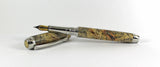 Queens Fountain Pen in Buckeye Burl