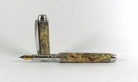 Queens Fountain Pen in Buckeye Burl