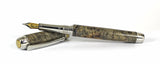 Queens Fountain Pen in Buckeye Burl
