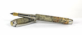 Queens Fountain Pen in Buckeye Burl