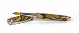 Queens Fountain Pen in Cross Cut Spalted Cherry