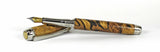 Queens Fountain Pen in Cross Cut Spalted Cherry