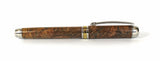 Queens Fountain Pen in Cross Cut Spalted Beech