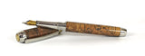Queens Fountain Pen in Cross Cut Spalted Beech