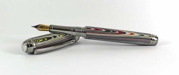 Queens Fountain pen in Jeep Fordite