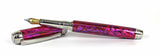 Queens Fountain pen in Hot Pink Abalone