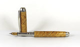 Queens Fountain Pen in Birdseye Maple