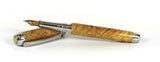 Queens Fountain Pen in Birdseye Maple