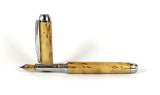 Queens Fountain Pen in Masur Birch