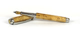 Queens Fountain Pen in Masur Birch