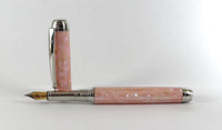 Queens Fountain pen in Baby Pink Abalone