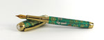 Queens Fountain Watchpart pen with Vintage Rolex dial