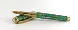 Queens Fountain Watchpart pen with Vintage Rolex dial