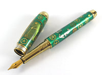 Queens Fountain Watchpart pen with Vintage Rolex dial