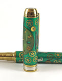 Queens Fountain Watchpart pen with Vintage Rolex dial