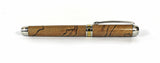 Queens Fountain Pen in Cross Cut Spalted Beech