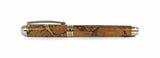 Queens Fountain Pen in Cross Cut Spalted Beech