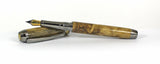 Queens Fountain Pen in Spalted Tamarind