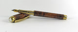 Queens Fountain Pen in Thuya Burl