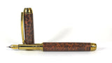 Queens Fountain Pen in Thuya Burl