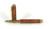 Queens Fountain Pen in Thuya Burl