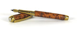 Queens Fountain Pen in Thuya Burl