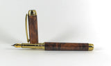 Queens Fountain Pen in Thuya Burl