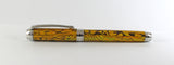 Queens Fountain pen in Yellow Gold Paua Abalone