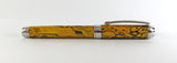 Queens Fountain pen in Yellow Gold Paua Abalone