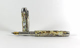 Queens Fountain pen in White Paua Abalone