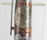 Selwyn Ballpoint with 1962 Sixpence & Armour Plating