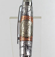 Selwyn Ballpoint with 1948 Sixpence & Armour Plating