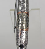 Selwyn Ballpoint with 1950 Sixpence & Armour Plating
