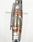 Selwyn Ballpoint with 1950 Sixpence & Armour Plating