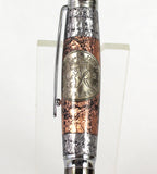 Selwyn Ballpoint with 1951 Sixpence & Armour Plating