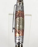 Selwyn Ballpoint with 1961 Sixpence & Armour Plating
