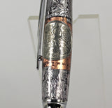 Selwyn Ballpoint with 1963 Sixpence & Armour Plating