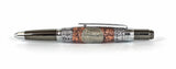 Selwyn Ballpoint with 1965 Sixpence & Armour Plating