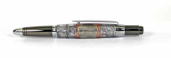 Selwyn Ballpoint with 1965 Sixpence & Armour Plating
