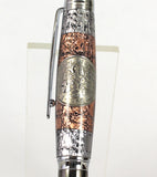 Selwyn Ballpoint with 1965 Sixpence & Armour Plating