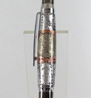 Selwyn Ballpoint with 1962 Sixpence & Armour Plating