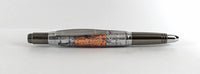 Selwyn Ballpoint with 1962 Sixpence & Armour Plating