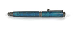 Trinity Gunmetal Fountain Pen in Blue Dyed Sycamore