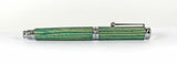 Trinity Chrome Fountain Pen in Green Dyed Sycamore